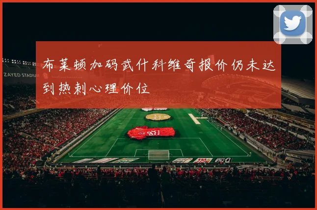 布莱顿加码武什科维奇报价仍未达到热刺心理价位